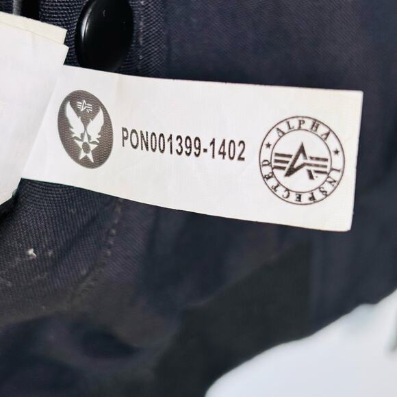 Alpha Industries Down Reversible Flight Bomber Jacket MA-1 Size S Down Puffer - Picture 14 of 16